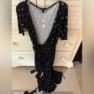 ANN TAYLOR LONG WRAP DRESS